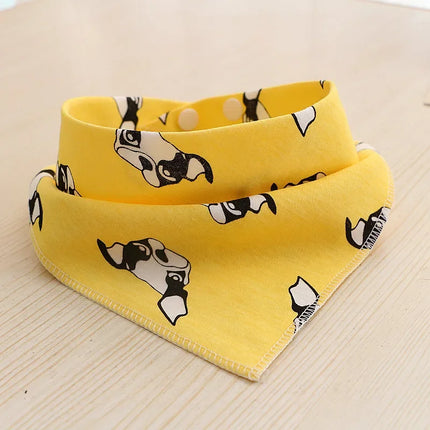 Baby Cartoon Animal Triangular Burp Cloths