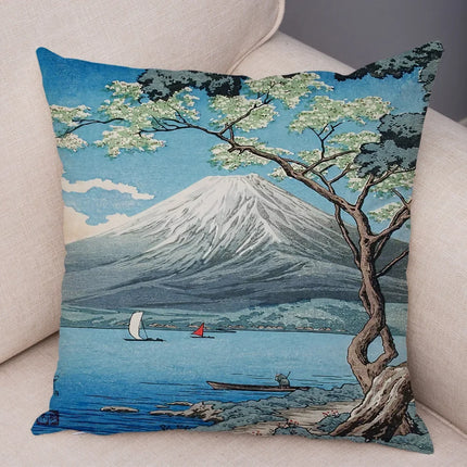 Fantasy Scenery Landscape Japanese Asian Home Pillows Decor