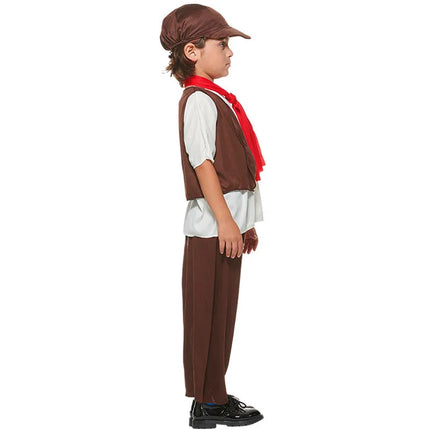 Boy Medieval Worker Halloween Party Costume