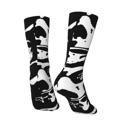 Men Skull Bones Funny Festival Mid-Tube Socks