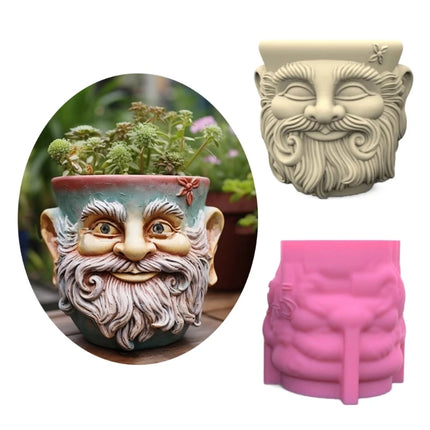 Funny Medieval Resin DIY Flower Pot