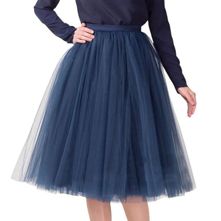 Women Vintage Party Costume Tulle Skirt