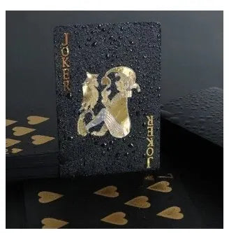 Black GOLD Waterproof Poker Playing Cards