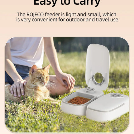 Smart 2 Meal Automatic Pet Cat Feeder