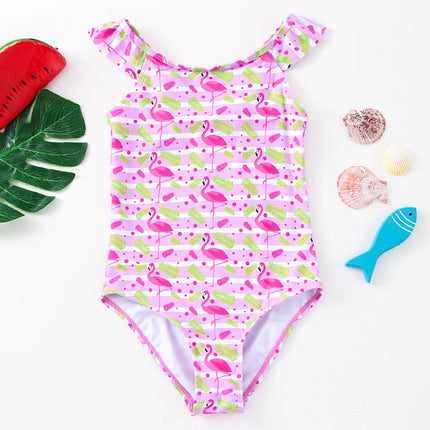 Girl 3-10Y 2024 Mermaid Flamingo Unicorn Swimwear Sets