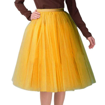 Women Vintage Party Costume Tulle Skirt