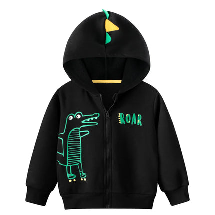 Baby Boys 3D Dinosaur Casual Hoodies