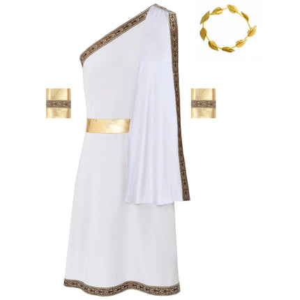 Men Ancient Greek Roman Caesar Costume Set