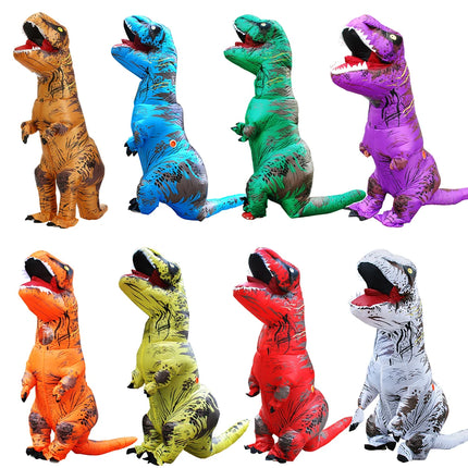 Adult Kid Boy Inflatable Dinosaur Costume Party Set