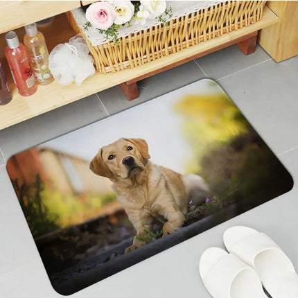 Home Puppy Love Labrador 3D Entrance Bathroom Doormat