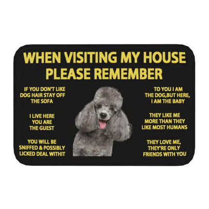  Border Collie Dog Front Floor Entrance Mat