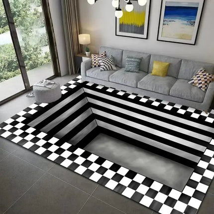 Kids Room Vortex 3D Illusion Area Living Rug