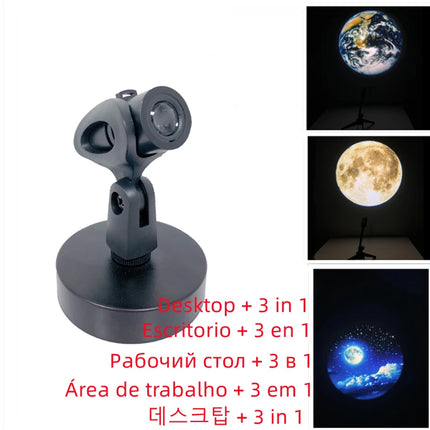 Starry Sky Earth Planetary LED Projector