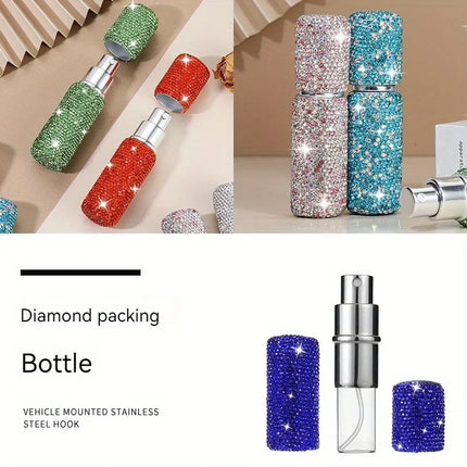 Crystal 10ml Refillable Perfume Spray Bottle.