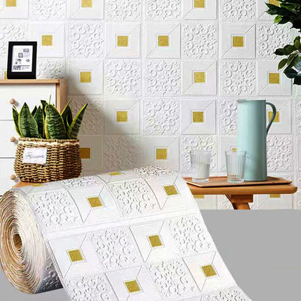 Self-Adhesive 3D Waterproof Decor Wallpaper