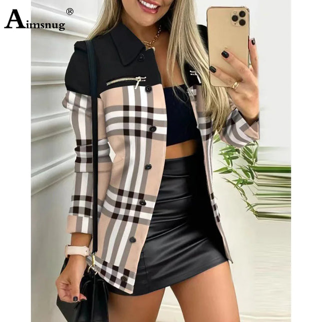 Women 3D Print Vintage Lightweight Jacket