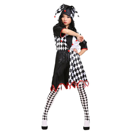 Women Joker Medieval Halloween Costume Sets.