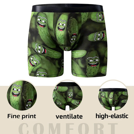 Men Funny 3D Fruity Fitness Boxers - Mad Fly Essentials