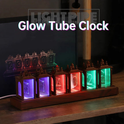 RGB Glow Tube Cyberpunk Party Alarm Clock