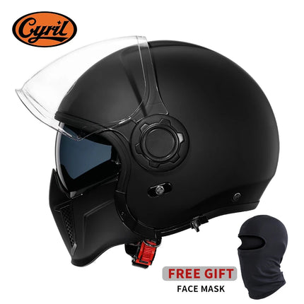 Black Feather Full Face DOT ECE APPROVED Motorcycle Helmet