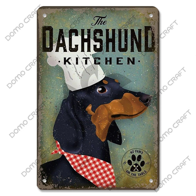 Vintage Pet Signs Kitchen Home Decor