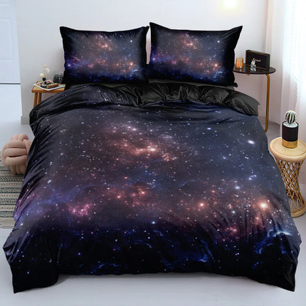 Luxury Starry Sky Universe Bedding Duvet Set