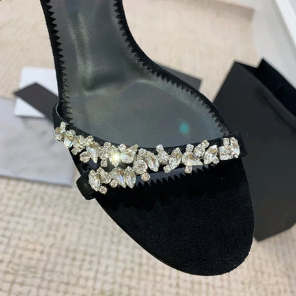 Women Crystal Sequin Party High Heels