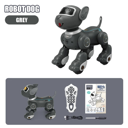 Smart Voice Dialogue Walking Robot Stunt Dog Toy