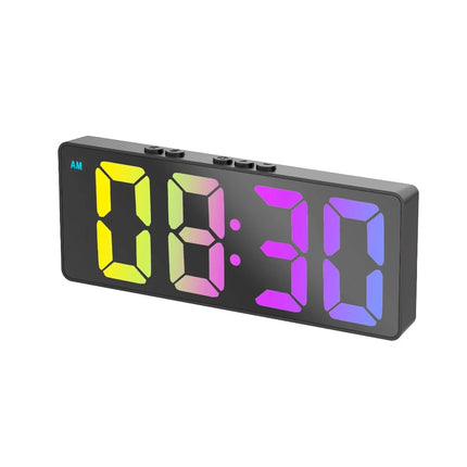 Digital 12/24H Voice Temperature LED Alarm Clock