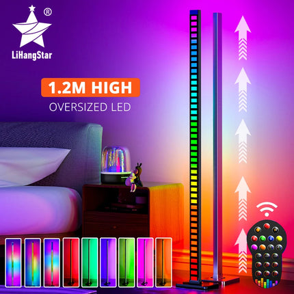 LED Floor RGB Rhythm Music Atmosphere Lamp