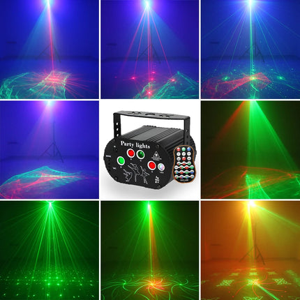 RGB LED USB Mini DJ Disco Laser Party Light