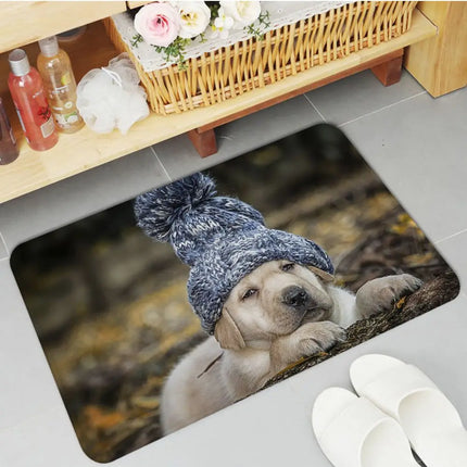 Home Puppy Love Labrador 3D Entrance Bathroom Doormat