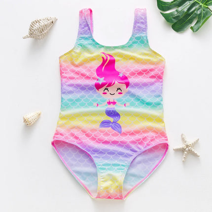 Girl 3-10Y 2024 Mermaid Flamingo Unicorn Swimwear Sets