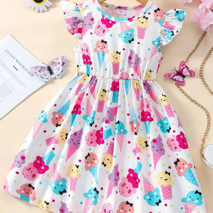 Girls 4-7Year Summer Sweetheart Dress