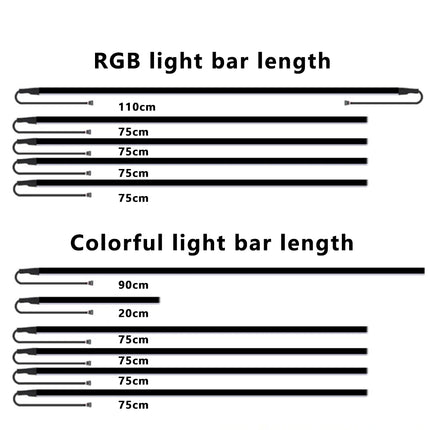 RGB Ambient Car 18-in-1 Auto Atmosphere LED Lights