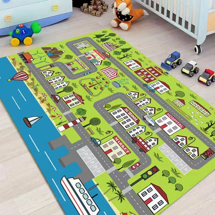 Kids Crawl Road Traffic Route Floor Map