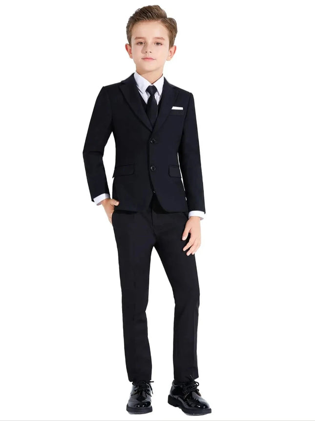 Boys 5pc Slim Fit Formal Suits