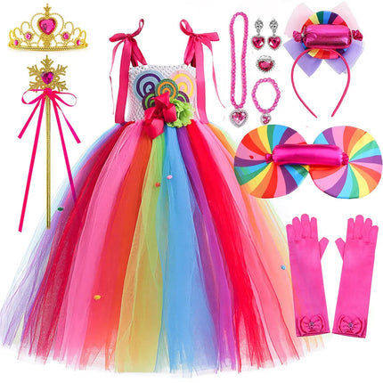 Girl Lollipop Costume Birthday Dress