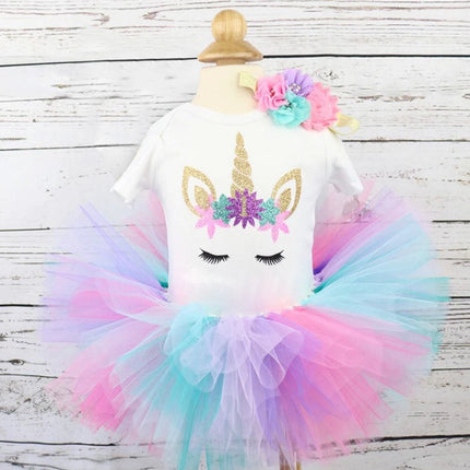 Baby Girl Summer 1st Birthday Party Dress