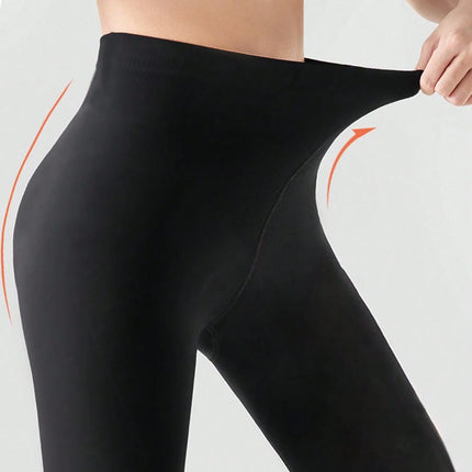 Women Winter Thermal Pantyhose Fleece Pants