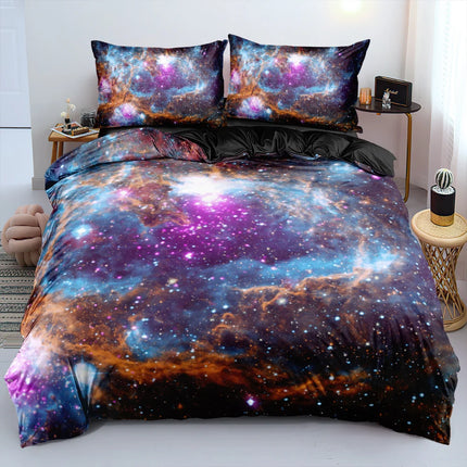 Luxury Starry Sky Universe Bedding Duvet Set