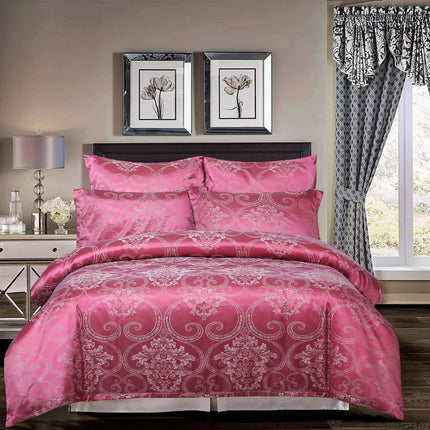 European Jacquard Satin Duvet Bedding Sets