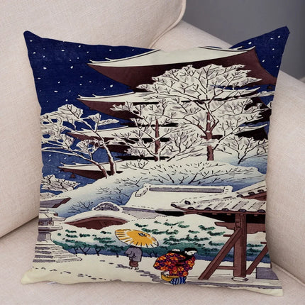 Fantasy Scenery Landscape Japanese Asian Home Pillows Decor