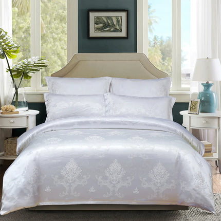 European Jacquard Satin Duvet Bedding Sets