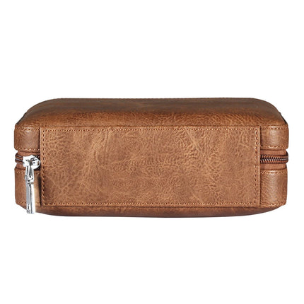 Portable Humidor Cigar Leather Travel Case