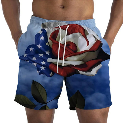 Men National Flag 3D Boardshorts - Mad Fly Essentials