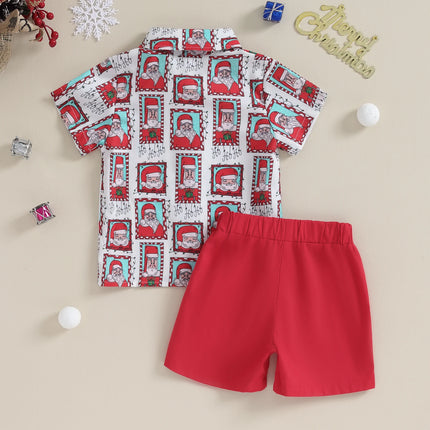 Baby Boy X-Mas Stamp Button Shirt Set – Mad Fly Essentials