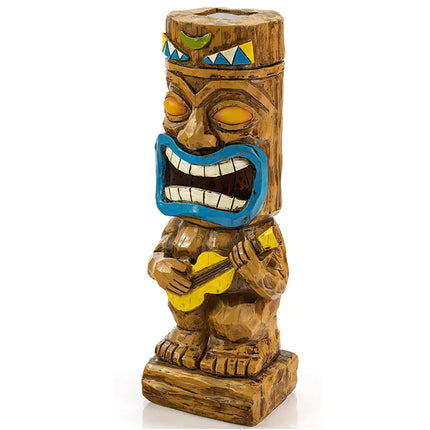 TIKI Ukulele Solar LED Flickering Garden Light