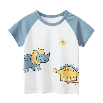 Baby Boy Short Dinosaur Graphic Tees