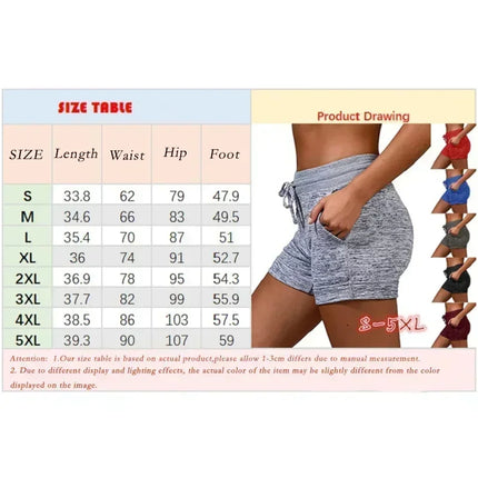 Women Love Cat Summer Yoga Fitness Shorts